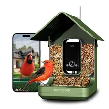 Hibird 4K HD Smart Bird Feeder with Camera, 2.4G/5G Dual WiFi Wireless 