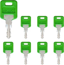 MK9901 6601 RV Keys Replacement 8 Pcs: Custom Cut Green Master Key Camper... 