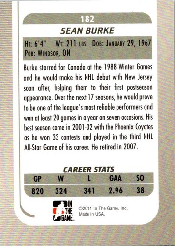 2010-11 In The Game Between The Pipes Greats of the Game PICK FROM THE LIST - Picture 71 of 79