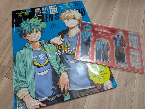 My Hero Academia Cover Edition Men's NON-NO Freebie Acrylic Stand & Charm - Picture 1 of 7