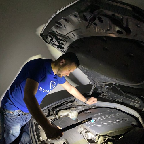 WEBAA Arbeitsleuchte Werkstattlampe Inspektionsleuchte Starker Magnetfuß - Bild 7 von 11