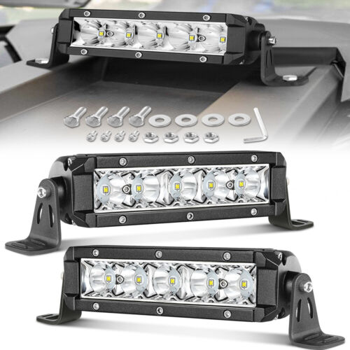 12/20/28/30/40/54" Led Light Bar Dual Row Spot Flood Offroad Truck Driving FOG - Picture 174 of 401