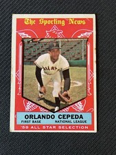 1959 Topps Set-Break #553 Orlando Cepeda