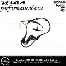 Genuine OEM 58940M6300 ABS Brakes Sensor Front Right for Kia Forte 2019-2022