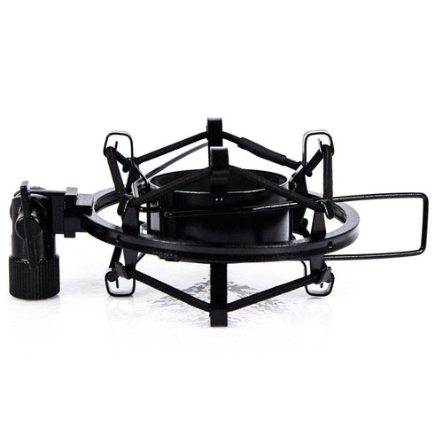 Black Shock Mount fits Audio-Technica AT2035, AT2050, ATR2500 USB Microphones - Picture 5 of 5