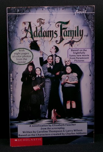 Faucher THE ADDAMS FAMILY First edition Unread Film Tie-in Color Photos Novel - Picture 2 of 4
