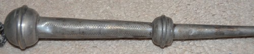 Raro Antiguo c1850-1899 Plata Polaca Yad Torá Puntero Judaica Varsovia POLONIA - Imagen 2 de 5