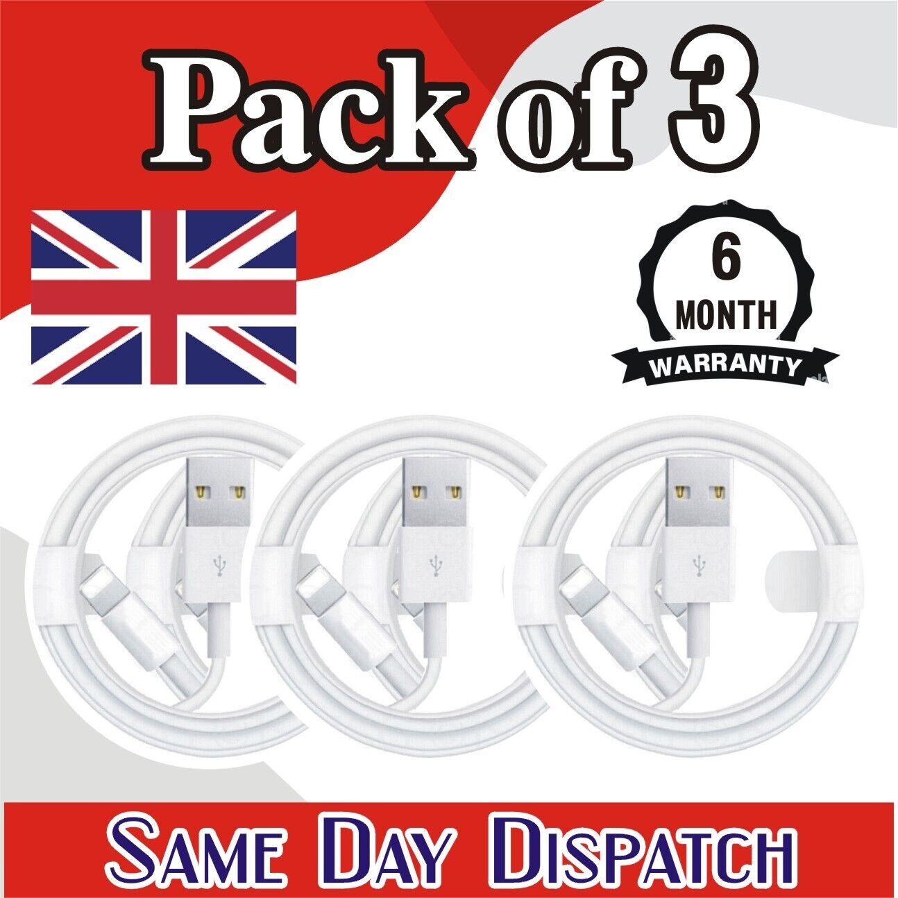 Invitere Foran Shipley 3 Pack Apple Long Cable Lead USB iPhone Charger Fast For 567 8 X XS XR 11  12 Pro – ASA College: Florida
