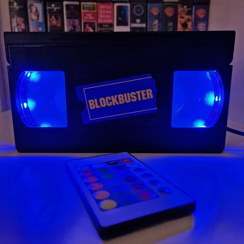 80er Klassiker LED VHS Videokassette Lampe Geburtstag Weihnachten Geschenkideen Retro Licht - Bild 24 von 259