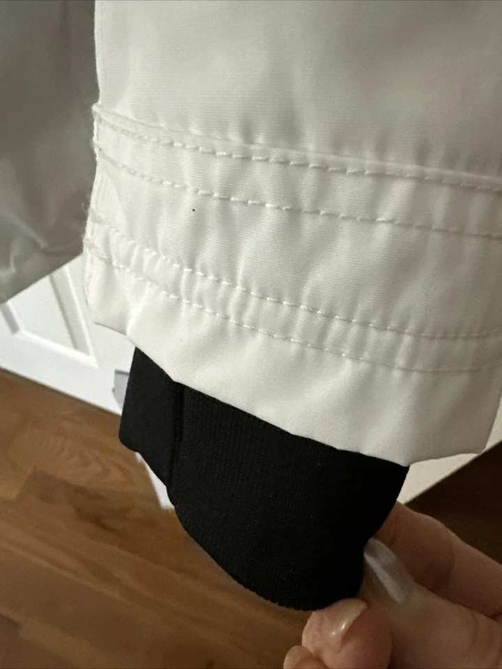 Parka Ugg Adirondack con chaleco a presión. Blanco/Negro Talla L Nuevo Foto 4 de 4