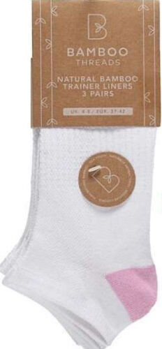 Ladies Bamboo Trainer Socks Size UK 4-8 Patterned Designed Silk Touch Low Cut - Picture 17 of 17