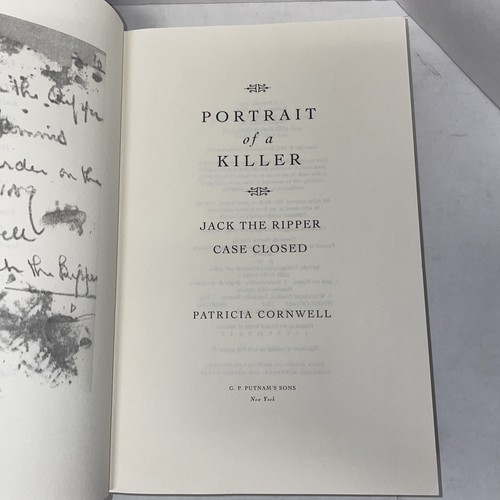 Portrait Of A Killer Patricia Cornwell SIGNED 1st Edition, has show ticket (A2) - Picture 9 of 19
