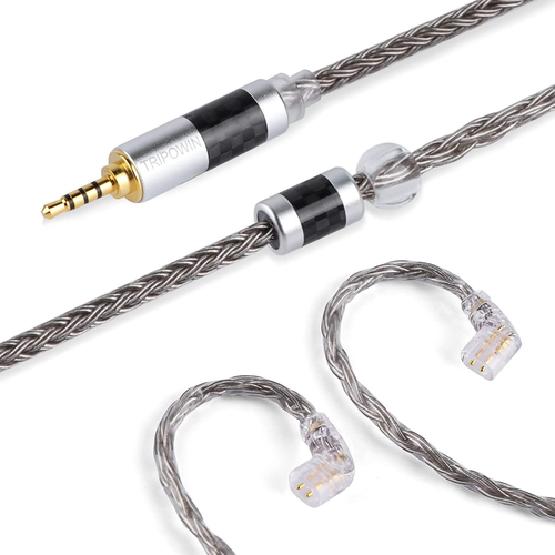 Linsoul Tripowin Zonie 16 Core Silver Plated Cable SPC Earphone Cable for KZ ZS1 - Picture 3 of 12