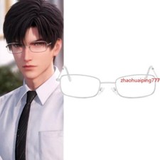 Love and Deepspace Zayne Cosplay Props Narrow Frame Flat Mirror Glasses