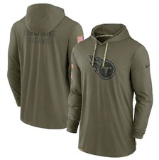 TENNESSEE TITANS 2022 NIKE Salute to Service Tonal HOODIE T-Shirt MEN'S XL