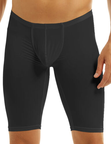 Mens Bulge Pouch Short Pants Workout Tight Shorts Quick Dry Swim Training Gyms - Picture 2 of 61