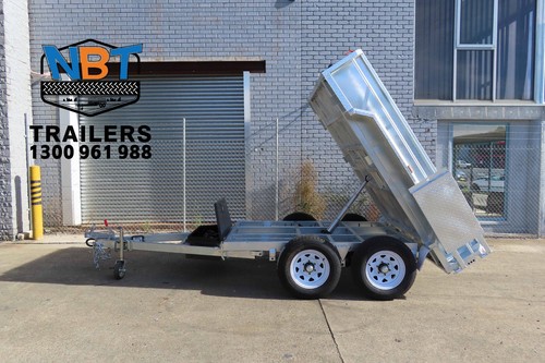8×5 Hot Dipped Galvanised Hydraulic Tandem Tipper Box Trailer ATM 3500KG - Picture 7 of 14