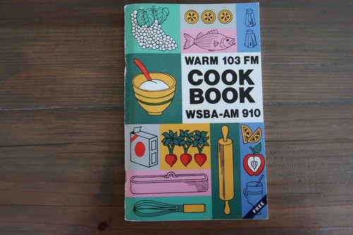 Vintage Warm 103 FM Cook Book WSBA-AM 910 Advertising Promotional - Picture 1 of 5