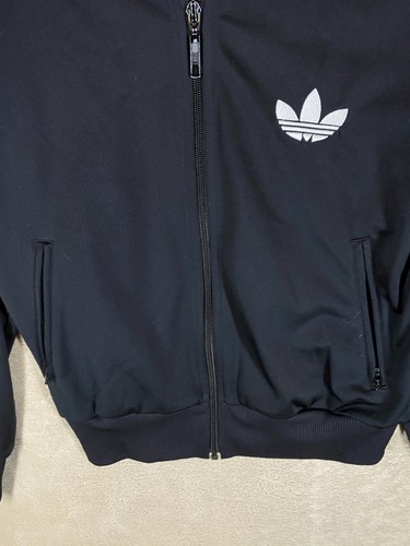 adidas Track Jackets Size 36 Girls Kids Black Long Sleeve Activewear - Picture 5 of 12
