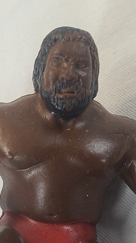 Junkyard Dog 4" Finger Puppet Thumb Wrestler Titan Sports 1985 LJN Ltd E1 WWF - Picture 8 of 9