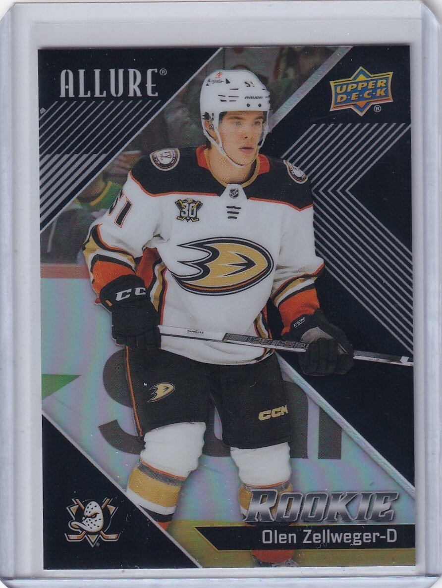 2024-25 Upper Deck Allure #106 Olen Zellweger Black Rainbow