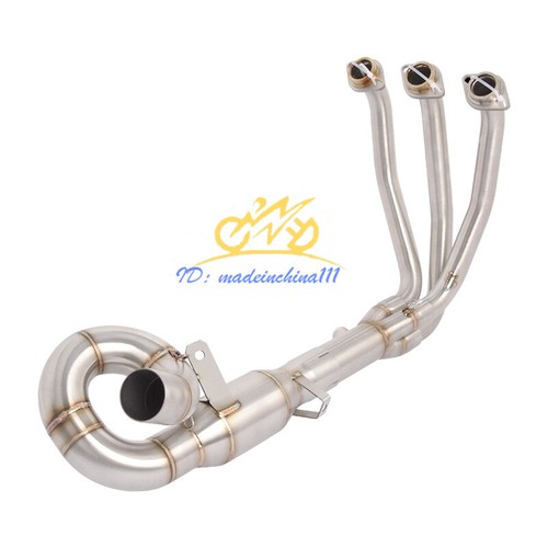 Full System For CF-Moto 675SR 2024-2025 Header Tube Exhaust Front Link Pipe 51mm - Picture 5 of 10