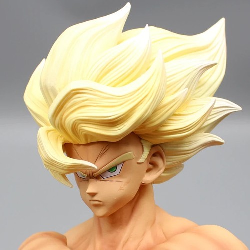Goku Super Saiyan Action Figure Dragon Ball Z Statuetta Collezione Anime - Foto 2 di 3