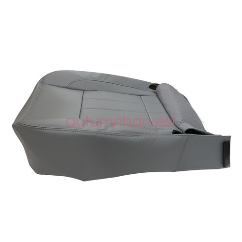 Fits 2006-09 Dodge Ram 1500 Front Leather Bottom Seat Cover & Foam Cushion Gray - Picture 18 of 21