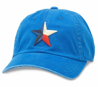 American Needle New Raglin Lone Star Baseball Dad Hat PBC-1911B-NAVY