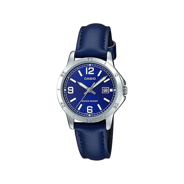 casio women's blue watch