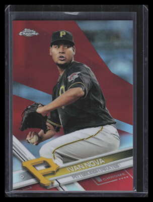 2017 Topps Chrome Red Refractor 156 Ivan Nova 2/5