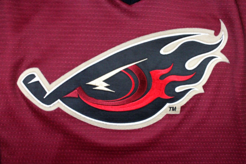 Rocky Mountain Rage CHL Minor League Stitched Hockey Jersey Size Large - Picture 2 of 5