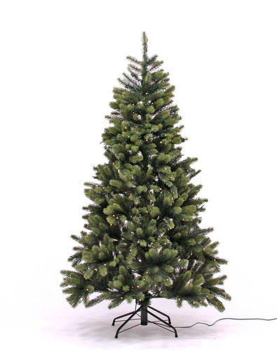 Künstlicher Tannenbaum 180cm mit Spritzguss Nadeln und LED Beleuchtung - Bild 4 von 8