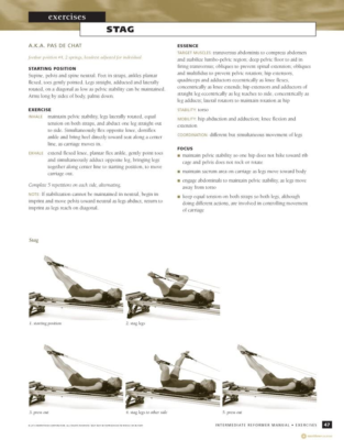 STOTT PILATES Manual - Intermediate Reformer, 2Nd Edition