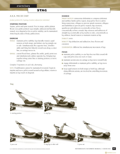 STOTT PILATES Manual - Intermediate Reformer, 2Nd Edition (English) - Picture 4 of 8