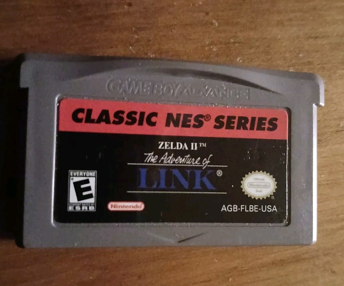 Nintendo, GBA, Classic NES Series) Zelda II: The Adventure
