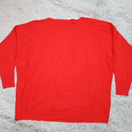 Camisa Aaeda Mujer L Roja Love Tejida Suave Cómoda Informal Diversión - Imagen 2 de 9