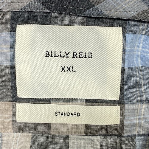 Billy Reid Dress Shirt Mens Size XXL Gray Button Up Long Sleeve Made in Italy - Picture 3 of 9