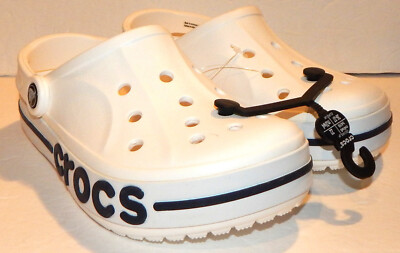 【Crocs】 正規品★ Bayaband Clog Black White Crocs Unisex Bayaband Clogs Black White Sandals - Mens 7