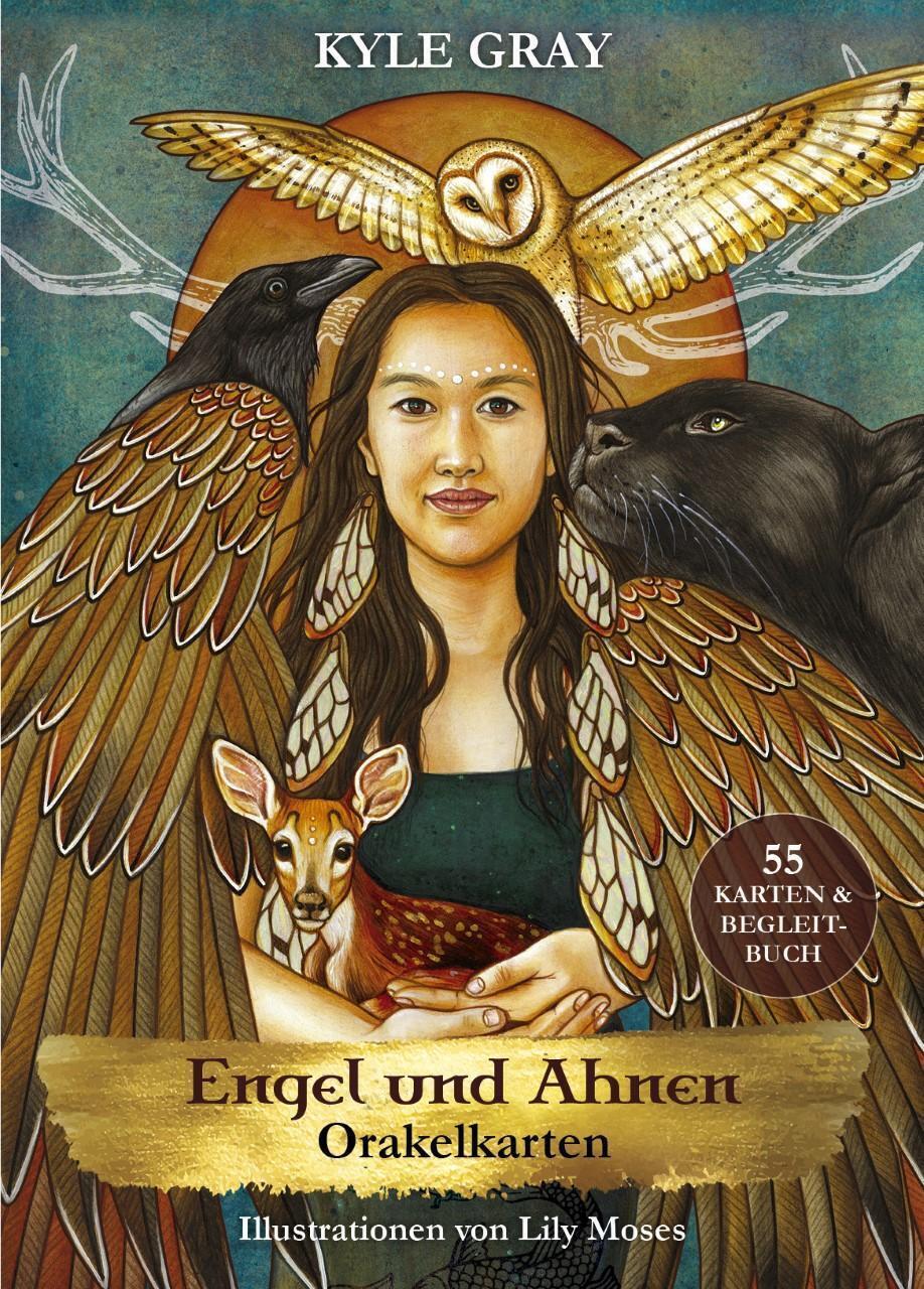 Thumbnail - Engel Und Ahnen | 55 Orakelkarten Und Buch | Kyle Gray | Taschenbuch |