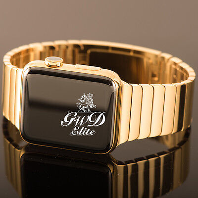24K Gold Series 7 Apple Watch with Apple Genuine Original 24K Gold Series 7 Apple Watch with Apple Genuine Original