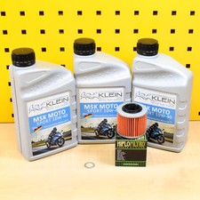 Ölwechselset Ölfilter MSK Moto 10w40 Für: MZ MuZ 500 Saxon Silver Star Bj 91-98