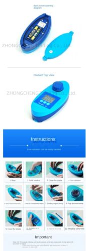 Water Quality Tester Handheld Water Quality Meter Large Swimming Pool Equipment - Picture 7 of 18