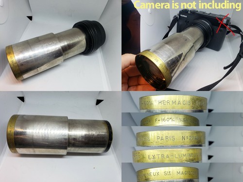 Extra Lumineux Magister Hermagis 160mm Projection Lens +adapter for Fuji GFX,50R - Picture 1 of 12