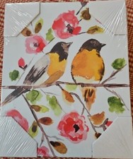 Spring Birds Canvas Wall Art 8x10 Decor Painting for Livingroom or Bedroom