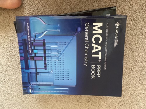 2025-2026 UWorld MCAT Books Barely Used Like NEW - Picture 2 of 2