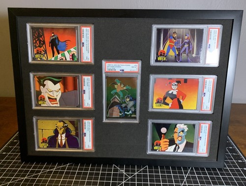1995 Skybox Adventures of Batman & Robin - PSA Framed Set - PSA 9 MINT + 8 NM-MT - Picture 2 of 23