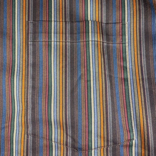 Johnston Murphy Shirt Men's Large Gingham Button Down Tailored Fit Flip Cuff - Picture 14 of 19