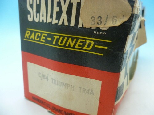 Scalextric C84 Triumph TR4A Race Tuned Hong Kong version, boxed - Zdjęcie 5 z 7