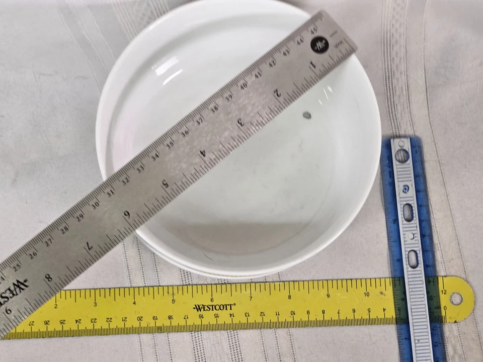 "Juego de 3 tazones de sopa de cereal de 6"" blanco tono cajón y barril Aaron Probyn" Foto 3 de 4